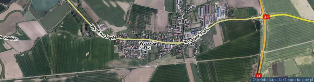 Zdjęcie satelitarne Wyszków Śląski ul.